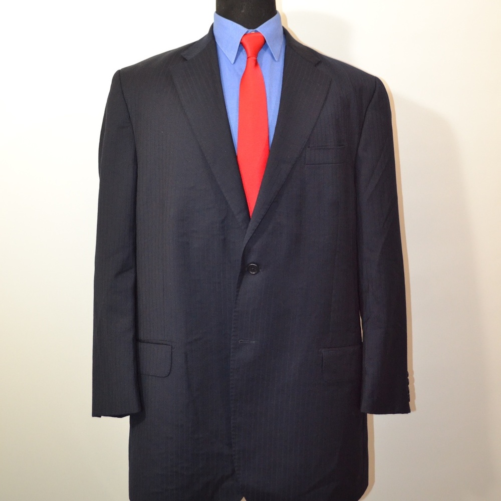 Giorgio Cavalli 46L Sport Coat Blazer Suit Jacket